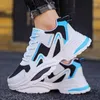 Casual Shoes 2024 For Men Cross-tied Men's Vulcanize Round Head Color Matching Light Breathable Mesh Sneakers