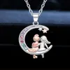 Best Friend Gift Pendant Accessories Girls Creative Fashion Diamond Necklace for Women