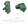 Coules de cou Mentes Tie Géométrique Design pour hommes Plaid Tie Elegant Jacquard Accessoires adaptés à des parties maritimes240410