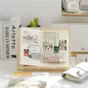 Kawaii Wood Book Stand Holder Reading Rack Bookshelf Reading Artifact Reading Bracket Stand for Books Stationery Accessoriesery