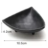 Sauce Flavor Black Dip Bowl Japanese Plastic Sushi Saucer Dessert Ice Cream Snacks Nuts Bite Sugar Holder Food Serving Tray