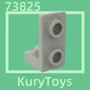 Kury Toys DIY MOC For 73825 100pcs Building block parts For Bracket 1 x 1 - 1 x 2 Inverted