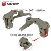 Caschi ciclistici TAC- 360 rotab rotab tattico adattatore elmetto arco berrono morso compatib con cuffia tattica MSA Sordin auricolare L48