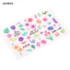 Metal Stickers Epoxy Diy Flower Plastic Stickers Flower Series Wishes Sticker