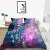 Dream Catcher Duvet Cover Set Kids Bohémien Mandala Boho Chic Feather Bianchestro set Full Size Tye Purple Poluple Puncile Cover