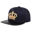 Ball Caps Doit Fashion Brand Summer Crown Crown Baseball Cap Hat for Men Women Casual Bone Hip Hop Snapback Cappelli da sole Gorras