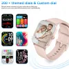 Zegarki Lige AI Voice Smart Watch Woman Sports Fitness Bluetooth Call Waterproof Bransoleta Monitor snu dla damskich smartwatch