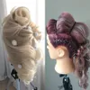 NEVERLAND Training Head Kit Mannequin Women Wig Head Hairdressing Training Head Barber Curling Practicing Braiding Doll Head