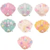 21pcs Résine 1inch Shell Flatbacks Baby Girls Hair Accessories Boutique Supplies For Hair Cows Centre Faire Accessoire