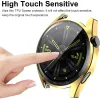 Tillbehör 10st SMART Watch Protective Cover för Huawei Watch GT3 Pro 43mm GT3 46mm 42mm Soft TPU stötsäker helskärmsskyddsfodral