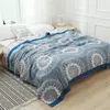 Dekens bamboe vezel katoenen handdoekdeken voor bedbank camping picknickstudenten comfortabel dekbed dutje beddengoed coverlet warme sprei