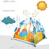 Игрушечные палатки Multi Theme Childrens Tent Automatic складная крытая и открытая детская игра Дом Космос Тема Dinosaur Тема Tent L410