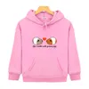 Felpa con cappuccio per adolescenti ghinea ghinea ghinea con cappuccio harajuku gettici per bambini vestiti per bambini la felpa per bambini casual top per bambini casual