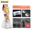 Trimmers WMARK 7300RPM NG108/118/108PRO Rechargeable Hair Cutting Machine Hair Clippers Trimmer Transparent Cover White Or Red Base