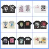 قمصان رجالي الصيف قصيرة الأكمام القصيرة tshirts teshirts tees print letture ملابس الملابس العلوية القمصان القصيرة القطن القطن قمم الشوارع قمم المحملات للرجال الأسود أبيض