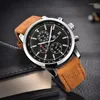 Montre-bracelets Benyar Fashion Chronograph Sport Mens Watchs Top Quartz Watch Reloj Hombre Saat Clock Male Hour Relogio Masculino