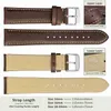 WOCCI Genuine Leather Watch Strap 14mm 16mm 18mm 19mm 20mm 21mm 22mm 23mm 24mm Replacement Bands Bracelet for Men Women 240408