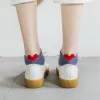 Summer Summer Summer Felice 3D amore per il tallone del tallone di cuore divertenti e gravi giapponesi giapponese harajuku semplice campus di base letterario sokken
