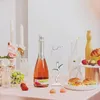 Copos de vinho Rose Glass Bebido seguro Copo criativo Copo resistente a calor Champanhe de flor para festa de casamento