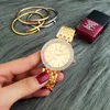 Нарученные часы Contena Women Watch 2024 Модные стразы из нержавеющей стали Кварц простые элегантные дамы