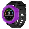 Alloyeed 1PCS Silicone Smart Watch Protecter Case Cover Shell Cadre pour Garmin Fenix 3 HR Quatix 3 TACTIX Bravo Smart Watch