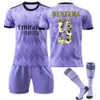 Soccer Jerseys 2022 Ballon D'or Winner Golden No. 9 Benzema Football Jersey Socks Real Madrid Home Away Special Edition