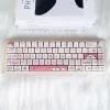 Accessories USLION 146/66 Keys MDA Profile Pink Cat Keycaps For Gaming Mechanical Keyboard Mx Switch PBT Sublimation Customized DIY Key Caps