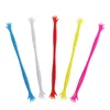 5pcs/pack Colorful Cocktail Swizzle Stick Drink Wine Stirrer Coffee Muddler Puddler Hand Drink Stirrers Kitchen Bar DIY Supplies