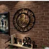 Horloge murale de vitesse industrielle décorative en métal rétro horloge murale industrielle Style décoration décoration mural décor y200109254n