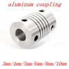 1PC CNC MOTEUR DES MORD COUPLEUR 3/4/5/6 / 6.35/7/8/10mm Couplage flexible OD 19x25 mm en gros dropshipping