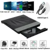 Sürücüler USB 3.0 Harici İnce Optik Disk Sürücü CD DVD DRIVE okuyucu Sessiz İşlem Taşınabilir CD DVD Brülör Dizüstü bilgisayar masaüstü PC