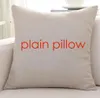 sublimation flaxen linen blank pillow case cover transfer printing blank pillow cases consumables 4040CM factory 5815062