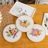 Floral Bouquet Patterns Embroidery Kit DIY Handcraft Cross Stitch Set Materials Package Embroidery Hoop Sewing Supplies Decor