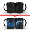 Mokken Creative Earth Magic Mug Sublimation Tumblers Coffee Cup Drinkware Keramische mokken verkleuring Cups Gepersonaliseerde geschenken Custom Bar 240410