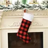 Вязаные рождественские чулки снежинки конфеты угощение носки подарки держатели сумки с висячими петлями рождественские деревья украшения