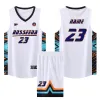 Herren Basketball Trikotsanzug Patch Arbeit Basketball -Jersey Uniformen Sport Kit Jugend Basketball Shirts Shorts Set Custom