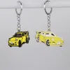 Metal 3D Key Ring Model Keychain JDM Styling Keyring Chains para Nissan GTR Toyota AE86