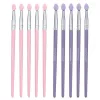 Makeup Brushes Lip Applicator Flat Reablerable Sile 5 PCS Eyeshadow Liner Brush Cosmetics Make Up Drop Delivery Health Beauty Tools Acces Otbhs