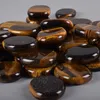 Tiger Eye Hot Massage Stone Natural Chakra Palm Stones Healing Gemstone 7 PCS/Set Spa Reiki Crystal Energy Beauty Health Care