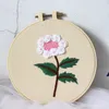 Kit de broderie de fleurs chanceux de fleur unique bricolage à l'aiguille à aiguille motif de planche à arabe