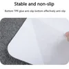 1x Anti-Slip Office Stol Desk Mat trägolvmatta täcker polyester självhäftande hemmakontor rullande rullstolsmatta