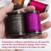 0,4 mm runde Wachskurve Starke Polyester -Kabelwachsbeschichtungsketten für Lederhandwerksnähung geflochtene Armbänder DIY -Accessoires