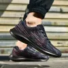 Casual schoenen grijze schoenen vrouwen hardlopen top fashion heren zwart gebreide rode jogging wandelende sporttrainers sneakers hardloopschoenen maat 39-45