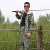 Summer Ultra-Thin Bionic Camouflage Suit Anti-Mosquito Fishing Hunting Clothes Tactical Ghillie Suits T-shirt Pants Set