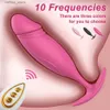 Autres éléments de beauté de la santé Vibratrice de gode télécommande pour les femmes stimulatrice clitoris amour massage prostate anal bouchon bouchon vibrant des jouets adultes adultes l410