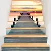 ステップステア装飾床のシームレスなステッカークリエイティブランドスケープ階段ステッカー256n