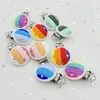 3pcs Baby Silicone Clips Rainbow Color Silicone Pacifier Clip Pacifier Chain Accessories Personalized Clip Baby Toys BPA Free