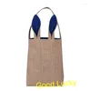 Party Decoration 10pcs/lot Good Quality Burlap & Linen Cotton 14 Colors Mixed Personalize Easter Bag Children's Tote