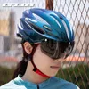 Capacete de bicicleta Gub K80 com óculos magnéticos visor Capacete de segurança de ciclismo de bicicleta MTB Road 58-62cm para homens mulheres
