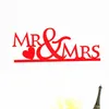 1pc Multi Colours Mr. Love Wedding Cake Flag Topper Cake Flags per il compleanno Anniversario di matrimonio Decor decorazioni per torta